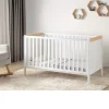 Ken Black Babylo Nested Marlow Cot Bed - White| Nursery Furniture & Bedding