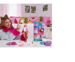 Ken Black Barbie Cutie Reveal Doll with Monkey Plush Costume and 10 Surprises| Barbie|Dolls & Dollhouses