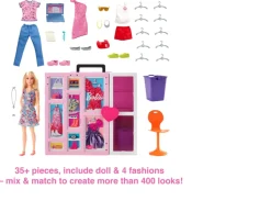 Ken Black Barbie Dream Closet with Doll & Accessories| Barbie|Dolls & Dollhouses