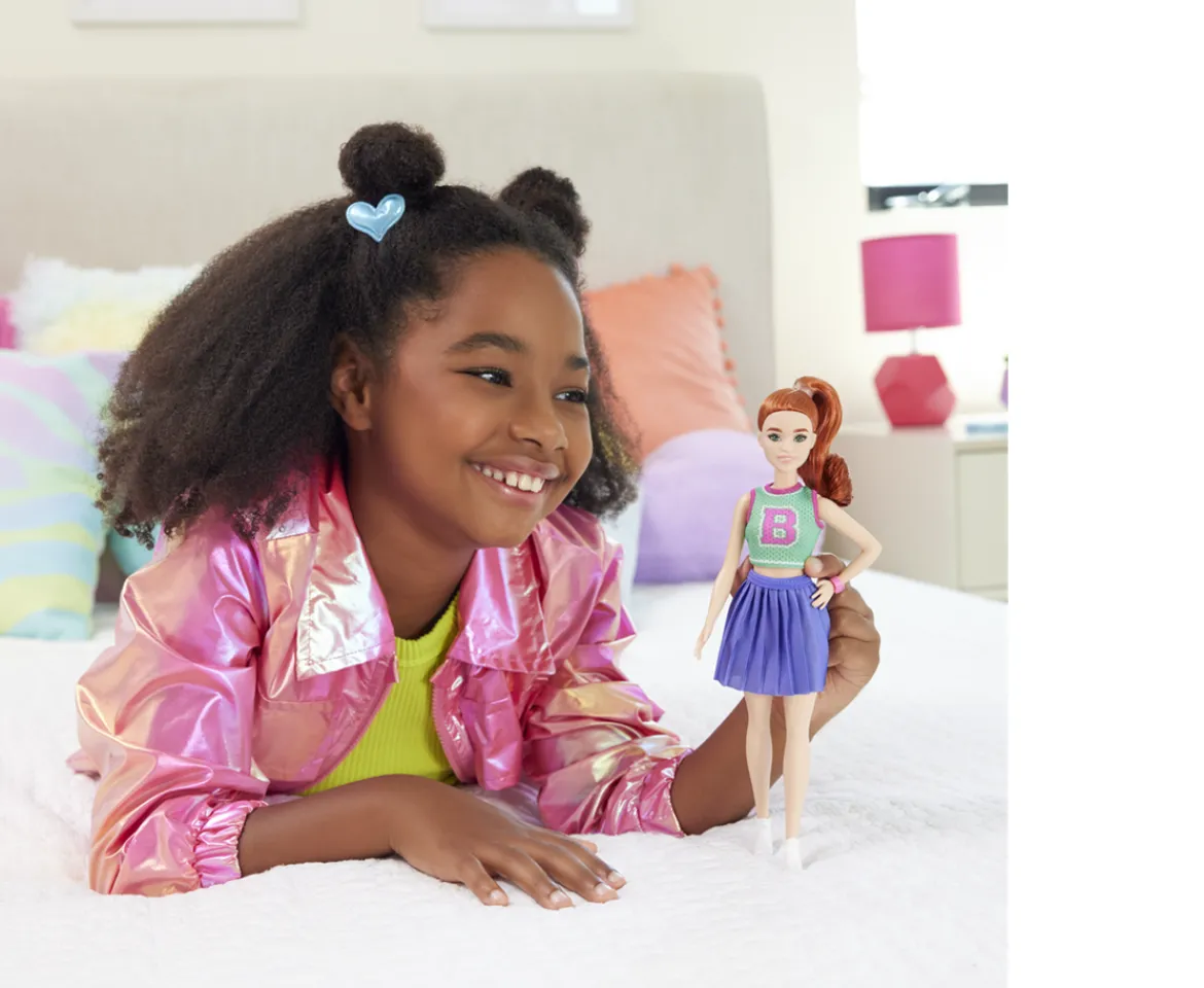 Ken Black Barbie Fashionista Doll 232 with Red Hair & Sporty Dress| Barbie|Dolls & Dollhouses