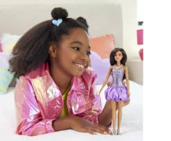 Ken Black Barbie Fashionistas Doll 234 with Brown Hair and Sequined Purple Dress| Barbie|Dolls & Dollhouses