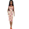 Ken Black Barbie Fashionistas Doll 233 with Black Hair & Checkered Flower Midi Dress| Barbie|Dolls & Dollhouses