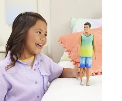 Ken Black Barbie Fashionistas Ken Doll 236 with Black Hair & Ombre Tank Top| Barbie|Dolls & Dollhouses