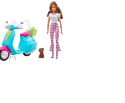 Ken Black Barbie Holiday Fun Doll, Scooter and Accessories| Barbie|Dolls & Dollhouses