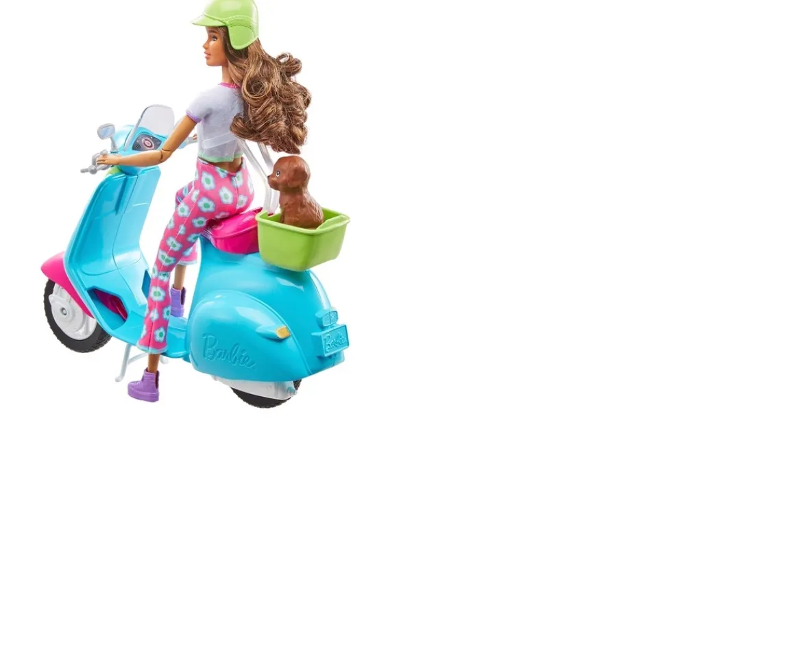 Ken Black Barbie Holiday Fun Doll, Scooter and Accessories| Barbie|Dolls & Dollhouses