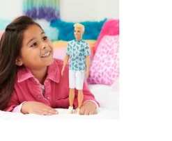 Ken Black Barbie Ken Fashionista Doll 211 with Blonde Hair and Cactus Tee| Barbie|Dolls & Dollhouses