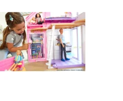 Ken Black Barbie Malibu House with 6 Rooms and 25 Accessories| Barbie|Dolls & Dollhouses