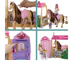 Ken Black Barbie Mysteries: The Great Horse Chase Ultimate Stable Set| Barbie|Dolls & Dollhouses