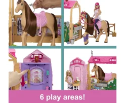 Ken Black Barbie Mysteries: The Great Horse Chase Ultimate Stable Set| Barbie|Dolls & Dollhouses