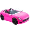 Ken Black Barbie Pink Convertible 2-Seater Vehicle Doll Accessory With Rolling Wheels| Barbie|Dolls & Dollhouses