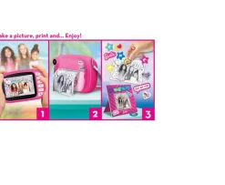 Ken Black Barbie Print Camera Instant Photos| Digital & Instant Cameras