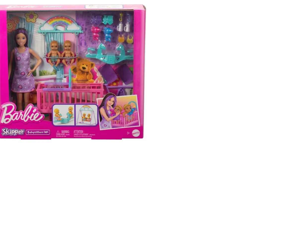Ken Black Barbie Skipper Babysitter Doll and Nursery Playset| Barbie|Dolls & Dollhouses
