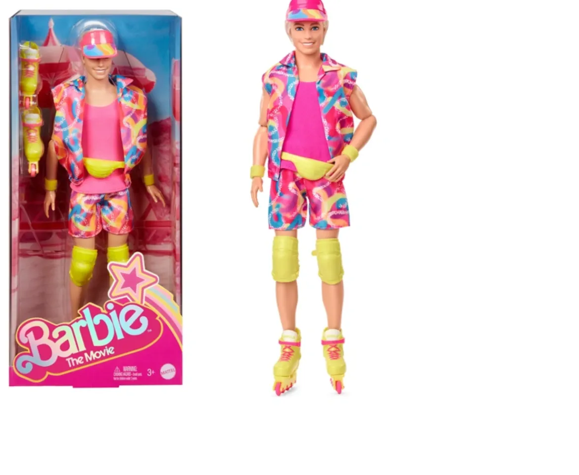 Ken Black Barbie The Movie Ken Neon Roller Skating Doll| Barbie|Dolls & Dollhouses