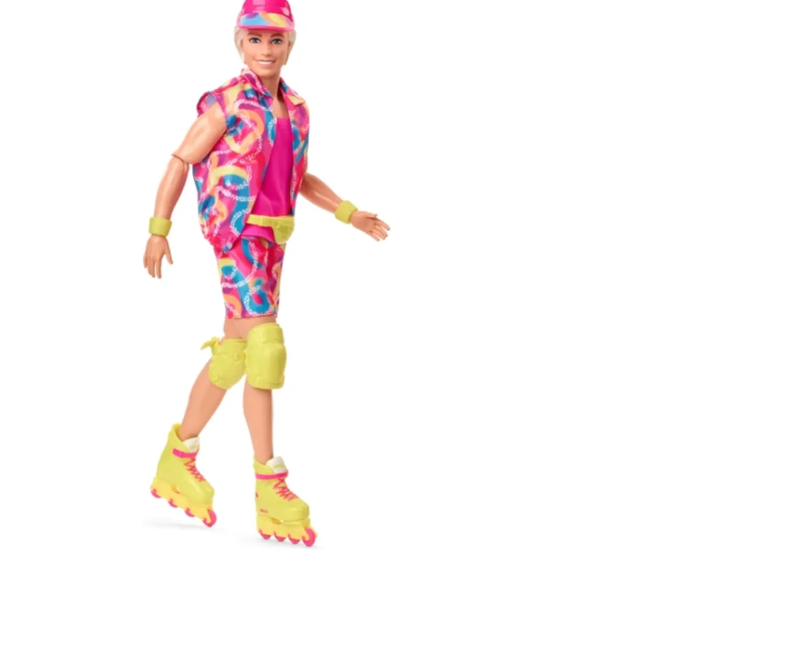 Ken Black Barbie The Movie Ken Neon Roller Skating Doll| Barbie|Dolls & Dollhouses