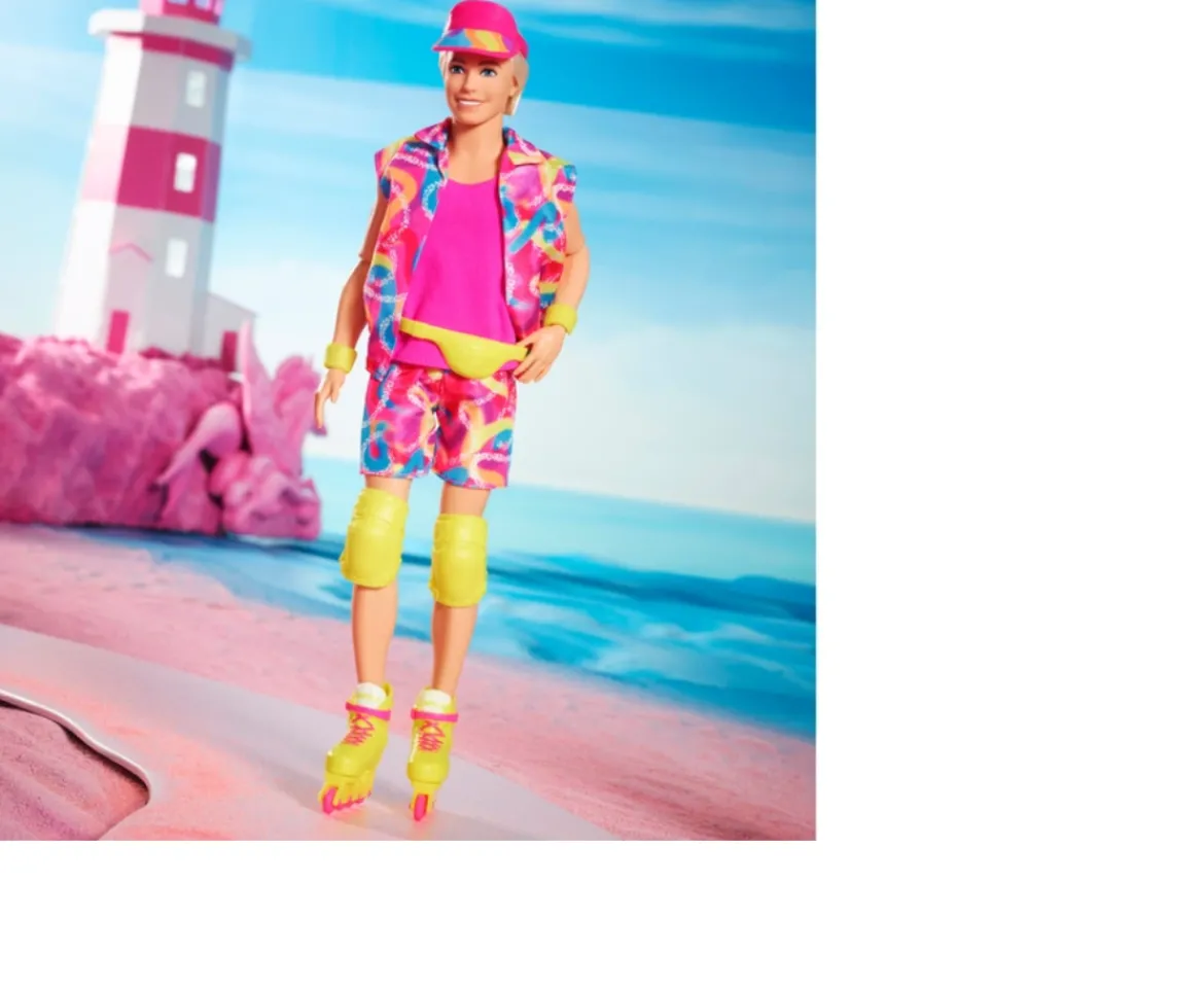 Ken Black Barbie The Movie Ken Neon Roller Skating Doll| Barbie|Dolls & Dollhouses