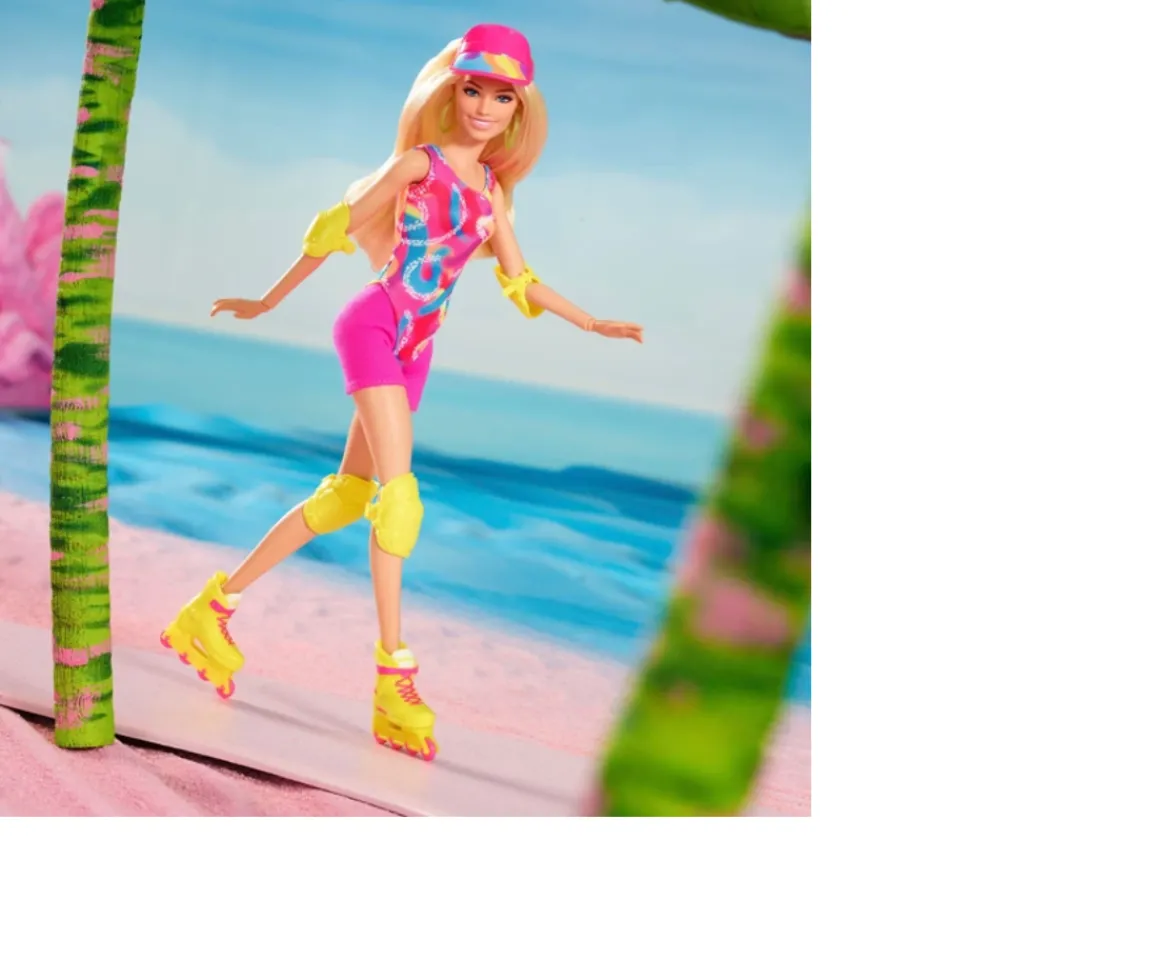 Ken Black Barbie The Movie Neon Roller Skating Doll| Barbie|Dolls & Dollhouses