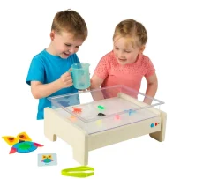 Ken Black Battat Education Bright Explorer Activity Light Box Playset| Preschool & Electronic Learning