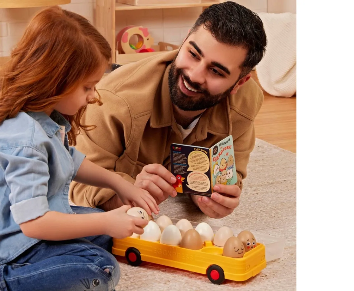 Ken Black Battat Education EggXpress Yourself! Match & Learn Eggs| Preschool & Electronic Learning