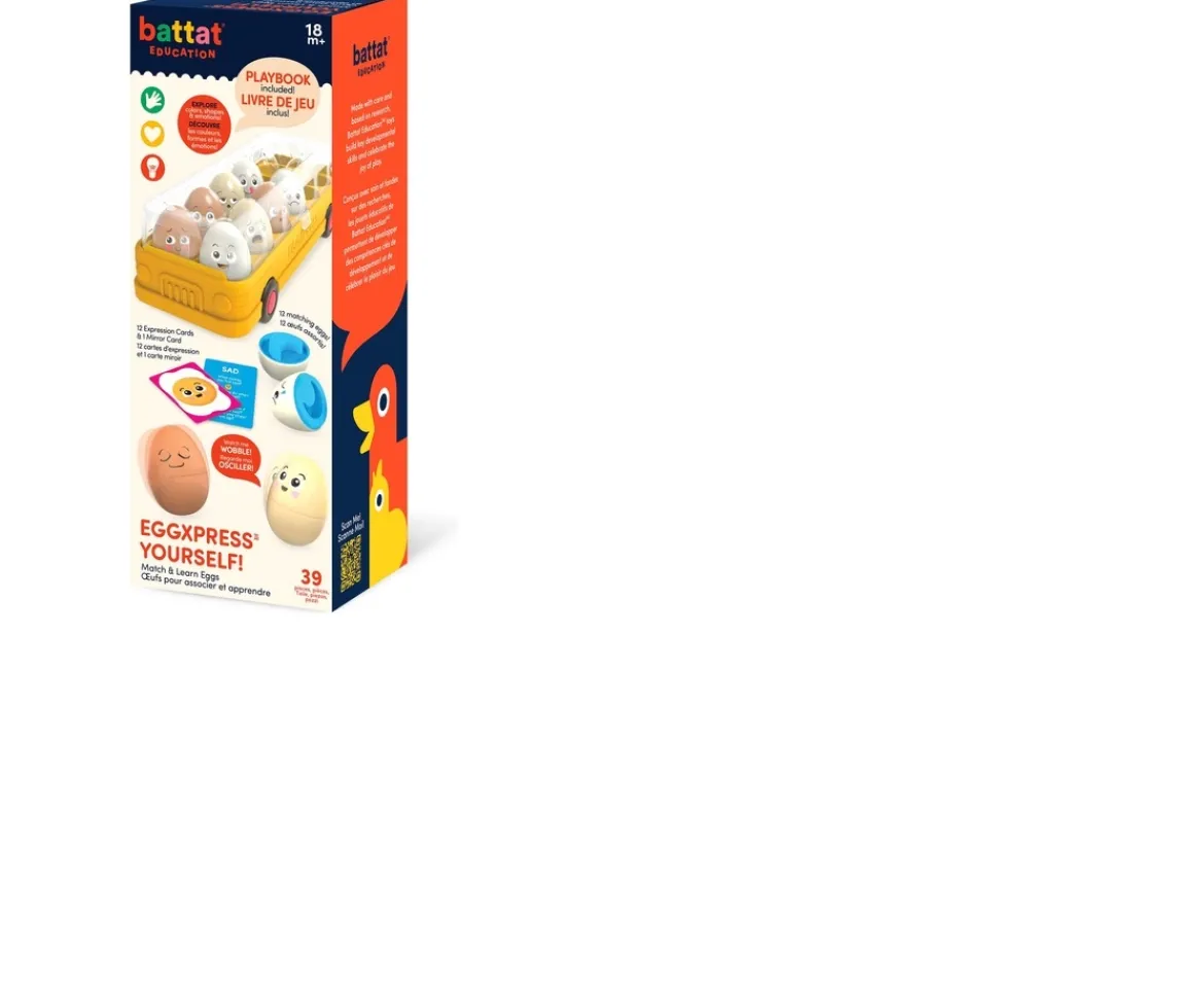 Ken Black Battat Education EggXpress Yourself! Match & Learn Eggs| Preschool & Electronic Learning