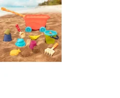 Ken Black Battat Wagon & Beach Toys Wavy-Wagon Red| Garden Games