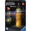 Ken Black Big Ben - Night Edition, 216pc 3D Jigsaw Puzzle®| Ravensburger|Puzzles