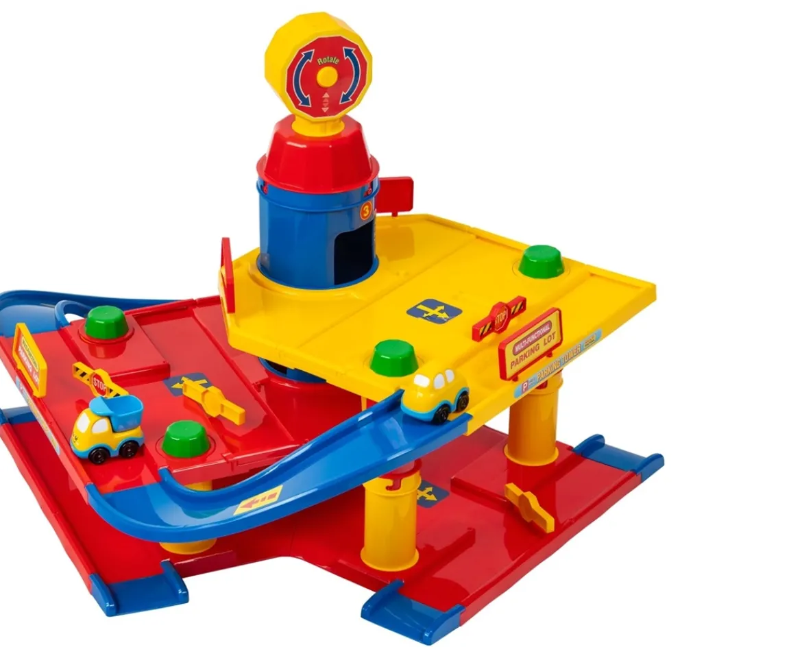 Ken Black Big Steps Parking Garage Play Set| Preschool & Electronic Learning