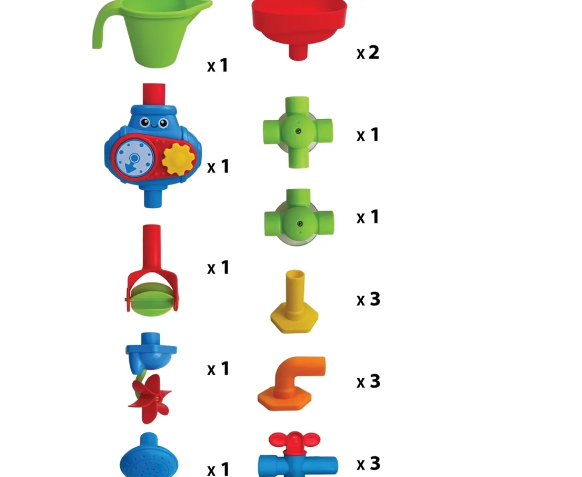 Ken Black Big Steps Tubes 'n' Pipes STEM Learning Bath Toy| Bath & Changing