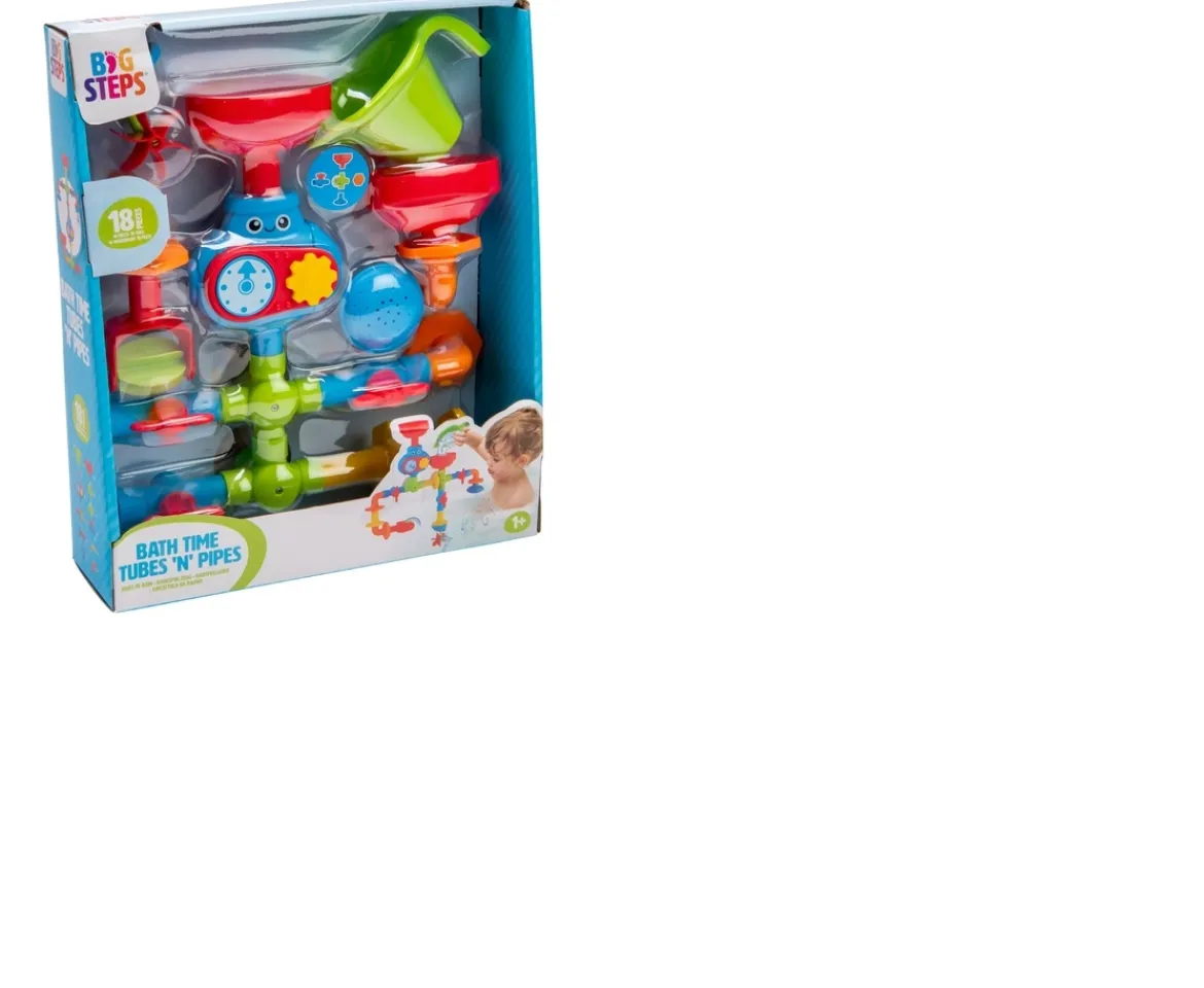 Ken Black Big Steps Tubes 'n' Pipes STEM Learning Bath Toy| Bath & Changing
