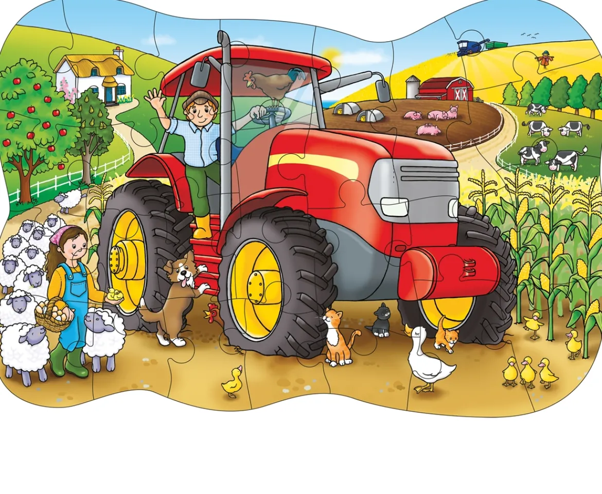 Ken Black Big Tractor| Orchard Toys|Puzzles