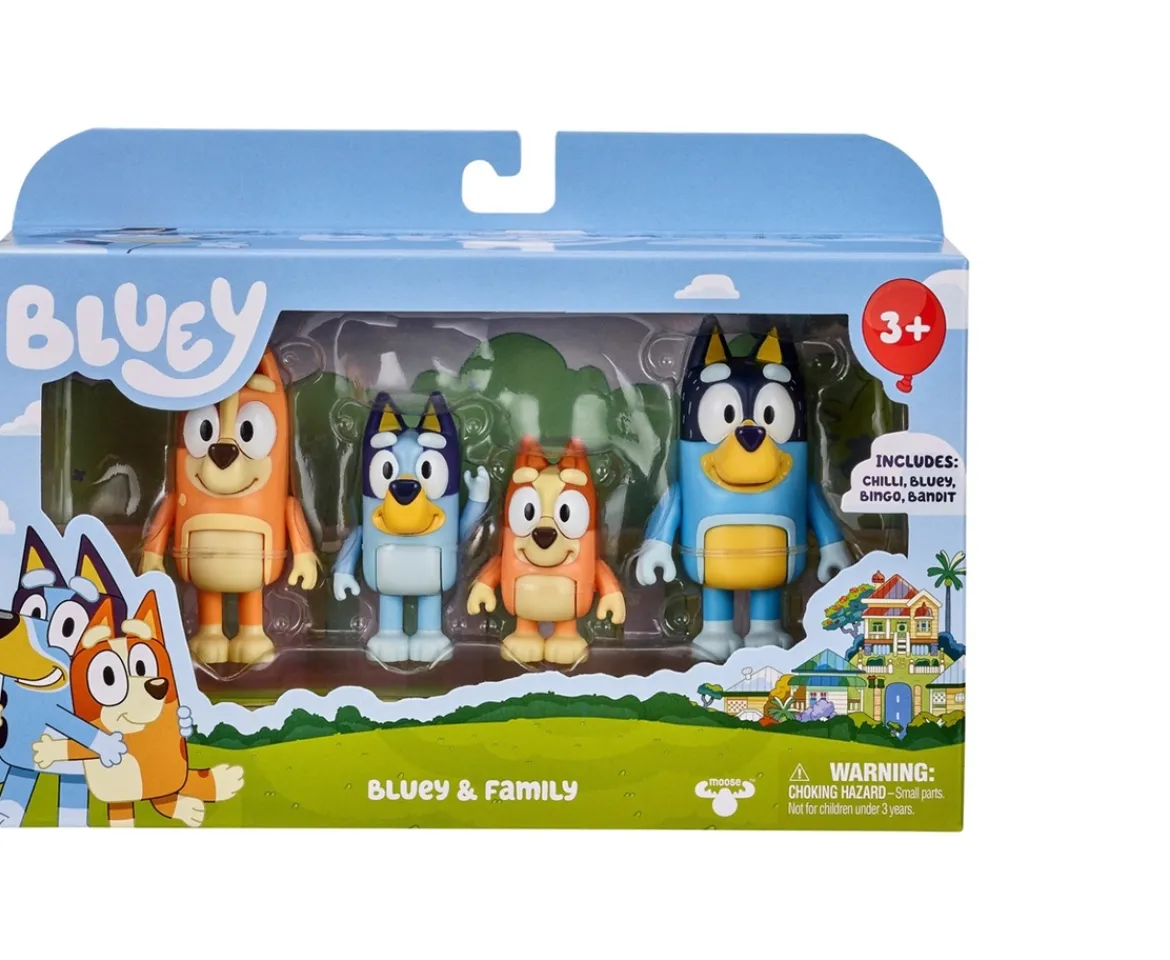 Ken Black Bluey 4 Pack - Bluey & Family| Preschool & Electronic Learning