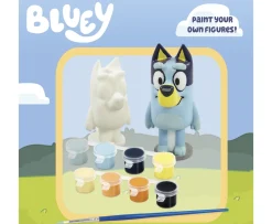 Ken Black Bluey And Bingo Paint-Up Plaster Figure Set| Art & Crafts
