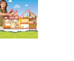 Ken Black Bluey Ultimate Lights & Sounds Playhouse| Preschool & Electronic Learning