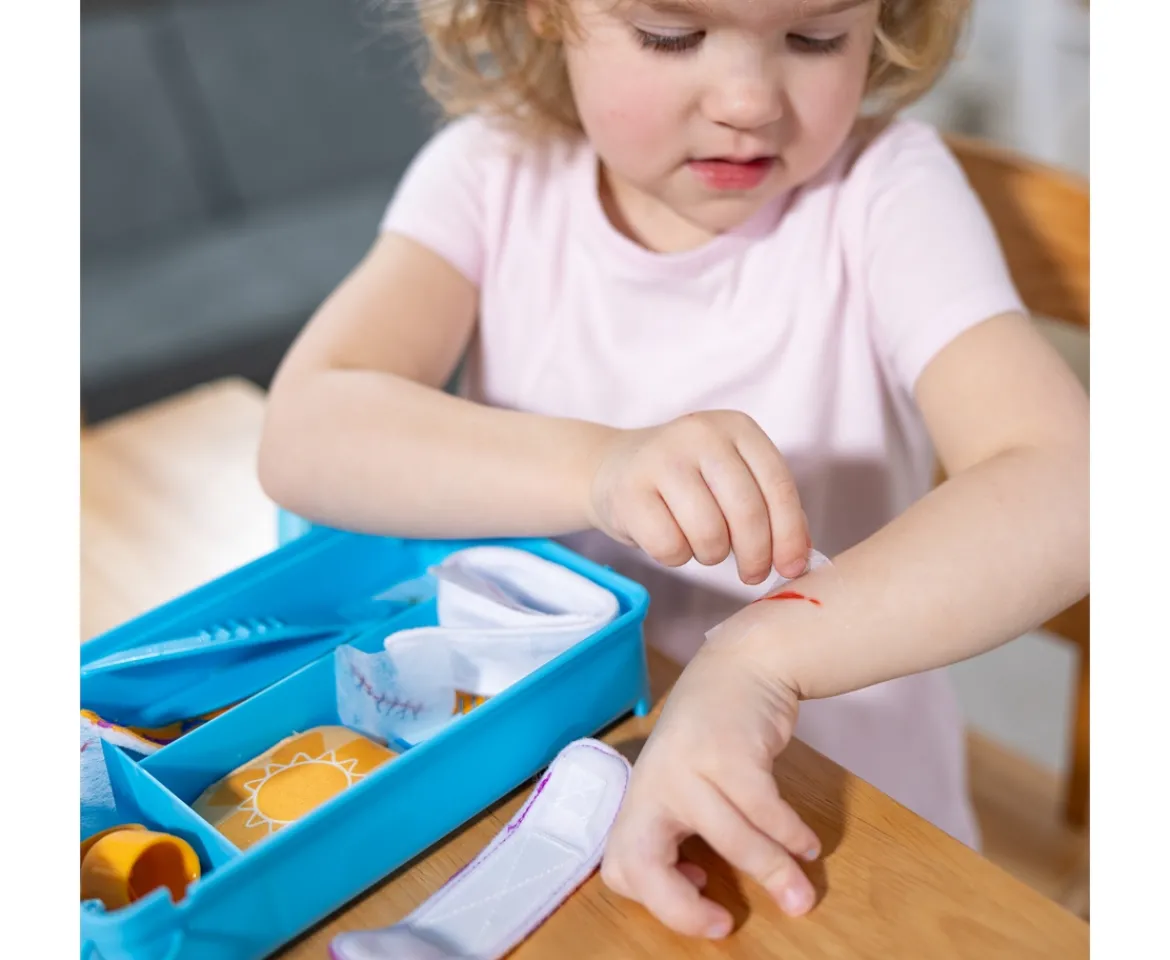 Ken Black Boo-Boos & Bandages Reusable Play Set| Imaginative Play