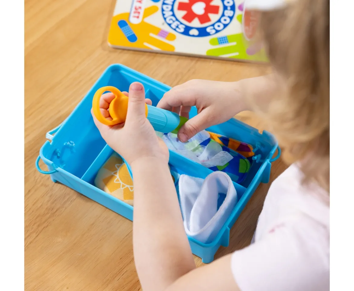 Ken Black Boo-Boos & Bandages Reusable Play Set| Imaginative Play