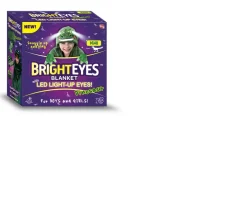 Ken Black Bright Eyes Blanket with LED Light-Up Eyes Dinosaur| Soft Toys