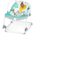 Ken Black Bright Starts Infant to Toddler Rocker - Wild Vibes| Baby Play