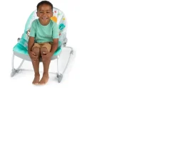 Ken Black Bright Starts Infant to Toddler Rocker - Wild Vibes| Baby Play