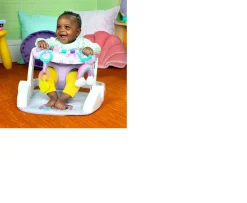 Ken Black Bright Starts Sit-Me-Up Activity Floor Seat in Purple Paradise| Baby Play