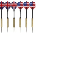 Ken Black Bristle Dartboard with 6 Darts| Sports