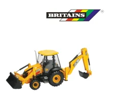 Ken Black Britains 1:32 JCB 3CX Backhoe Loader| Farm Model Vehicles & Playsets|Action Figures & Playsets