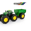 Ken Black Britains - John Deere Lights & Sounds Tractor with Wagon| Farm Model Vehicles & Playsets