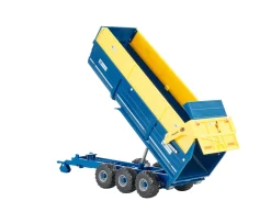 Ken Black Britains - Kane Tri-Axel Halfpipe Silage Trailer| Farm Model Vehicles & Playsets