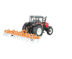 Ken Black Britains - Massey Ferguson Heritage Tractor Playset ( With fold up Cultivator)| Farm Model Vehicles & Playsets