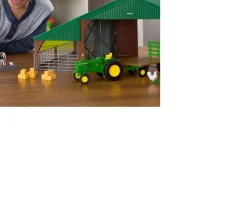 Ken Black Britains John Deere Tractor & Shed Set| Farm Model Vehicles & Playsets
