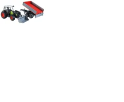 Ken Black Bruder 1:16 Claas Nectis 267F with Front Loader & Trailer| Bruder|Farm Model Vehicles & Playsets