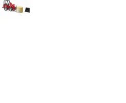 Ken Black Bruder 1:16 Compact Loader with Bale Gripper and Bale| Bruder|Action Figures & Playsets