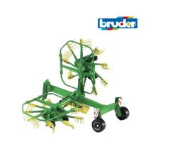 Ken Black Bruder 1:16 Krone Dual Rotary Wind Rower| Bruder|Farm Model Vehicles & Playsets