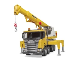 Ken Black Bruder Light and Sound Scania Super 560R Liebherr Crane Truck Toy| Bruder|Farm Model Vehicles & Playsets