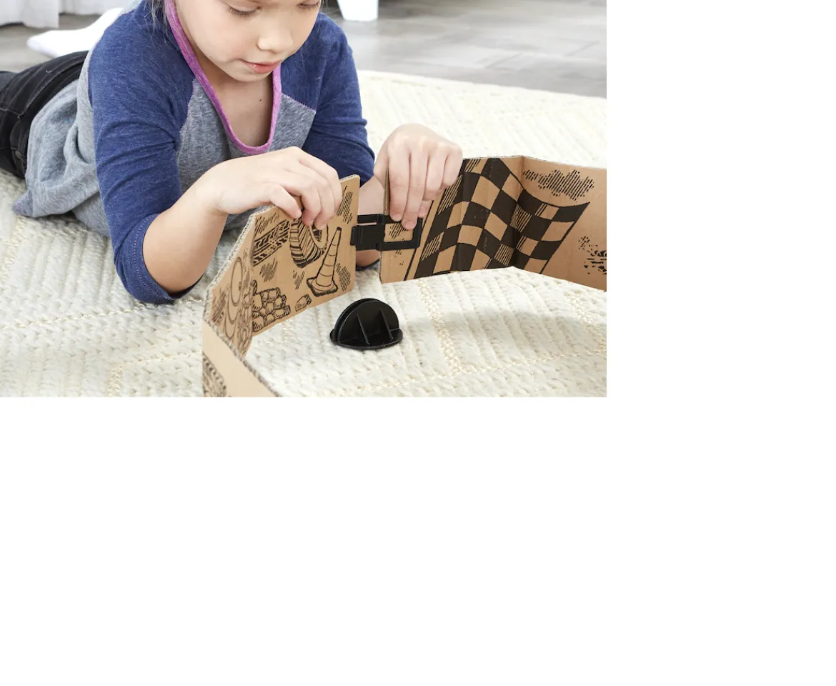 Ken Black Car-Board Racers Monster Truck & Track| Vtech|Action Figures & Playsets