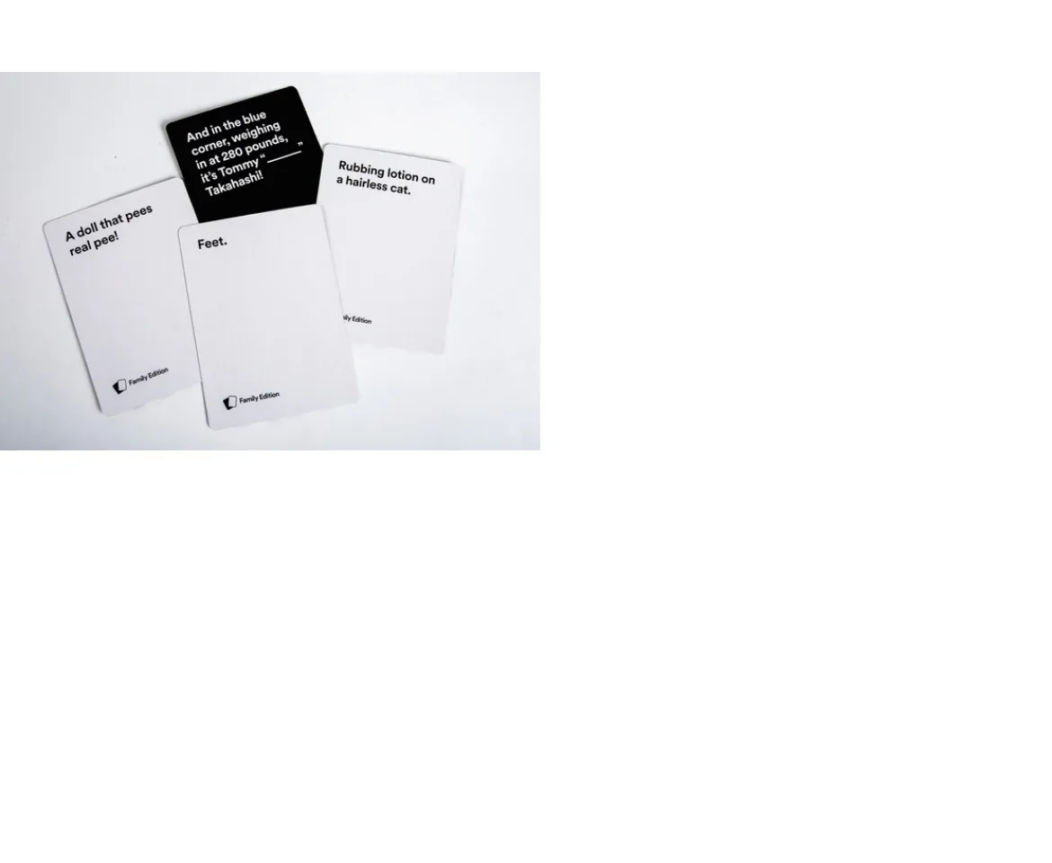 Ken Black Cards Against Humanity Family Edition Board Game| Board Games